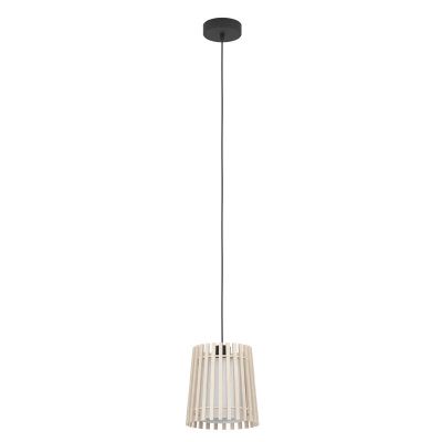 Landelijke eettafel hanglamp hout, Farah
