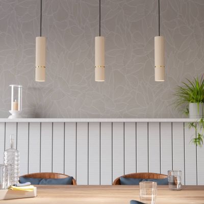 Beige moderne hanglamp staal, Vahid