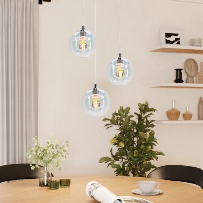 Transparante moderne hanglamp glas, Achek