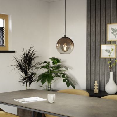Koperen moderne hanglamp glas, Achek