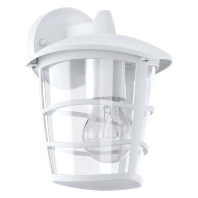 Witte moderne buitenlamp kunststof, Inas, IP44