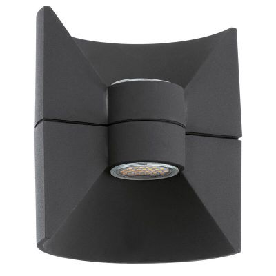Antraciete moderne buitenlamp aluminium, Josefina, 3W, 3000K LED, IP44