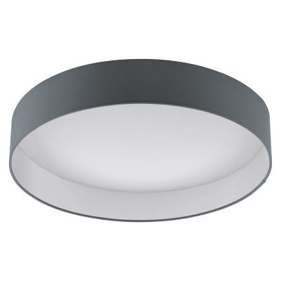 Antraciete plafonnière stof, Guido, 24W, 3000K LED