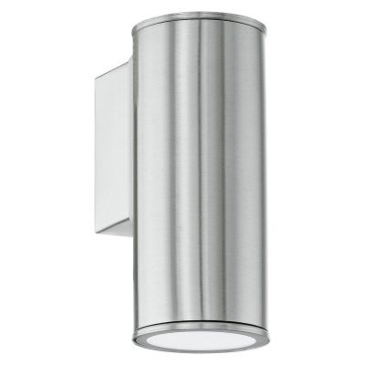 Zilveren moderne buitenlamp rvs, Marlies, IP44