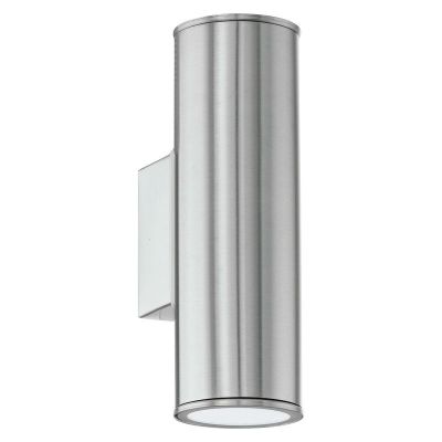 Zilveren moderne buitenlamp rvs, Marlies, IP44