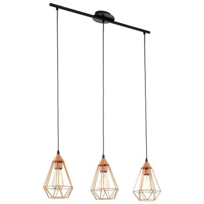 Koperen industriële hanglamp metaal, Costel