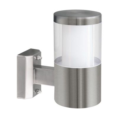 Zilveren moderne buitenlamp kunststof, Neele, IP44