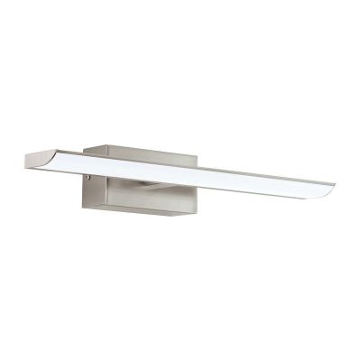 Nikkelen spiegelverlichting kunststof, Zeliha, 3W, 4000K LED