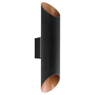 Zwarte buitenlamp metaal, Alianne, IP44