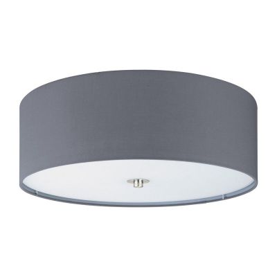 Grijze moderne plafondlamp stof, Abano