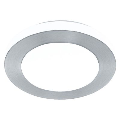 Chromen plafondlamp kunststof, Amina, 11W, 3000K LED, IP44
