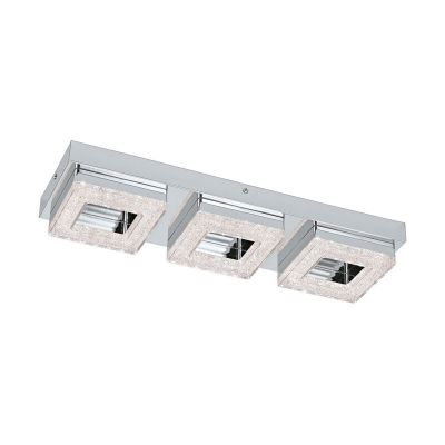 Chromen moderne wandlamp kunststof, Arjo, 4W, 3000K LED