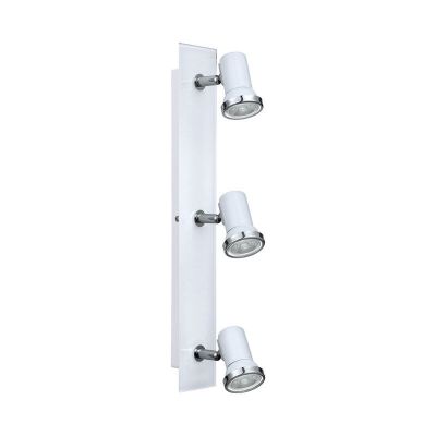 Stalen plafondlamp Jasmijn wit