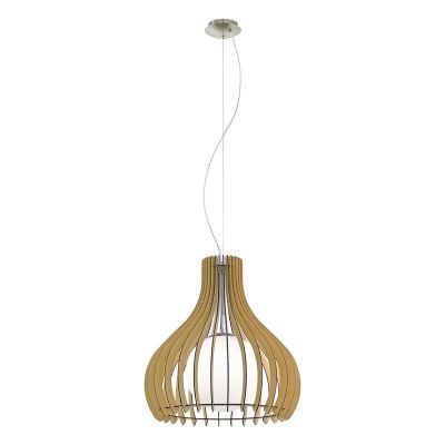 Landelijke hanglamp hout, Betsy