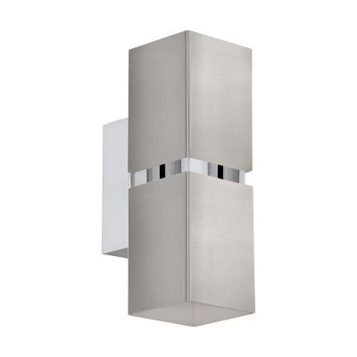 Nikkelen moderne up down wandlamp metaal, Annely