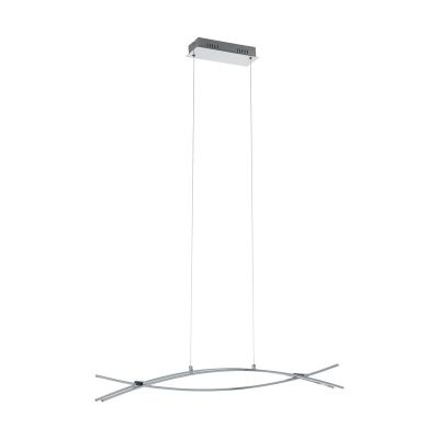 Chromen moderne hanglamp aluminium, Josua, 9W, 3000K LED