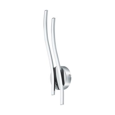 Chromen moderne wandlamp, Yorian, aluminium, 5w 3000K (warm wit) LED