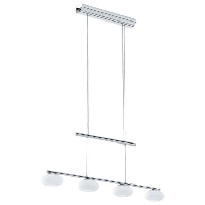 Chromen moderne hanglamp staal, Frederico, 4W, 3000K LED