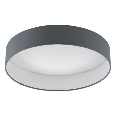 Antraciete plafondlamp stof, Guido, 18W, 3000K LED