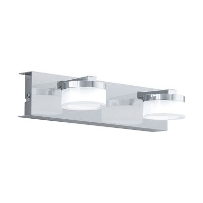 Chromen moderne wandlamp kunststof, Busra, 7W, 3000K LED, IP44