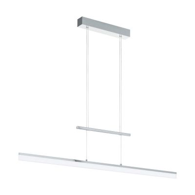 Chromen moderne hanglamp kunststof, Cassandra, 13W, 3000K LED