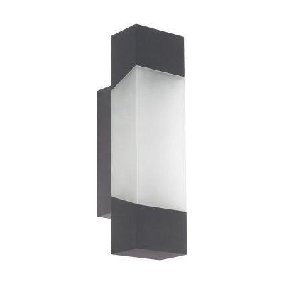 Antraciete buitenlamp metaal, Evan, IP44