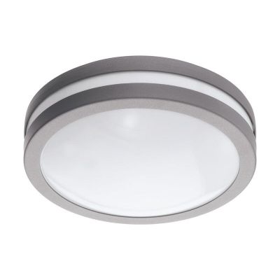 Zilveren buitenlamp metaal, Justin, IP44
