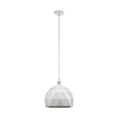 Witte moderne hanglamp staal, Silva