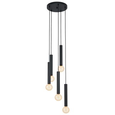 Zwarte hanglamp metaal, Nicholas