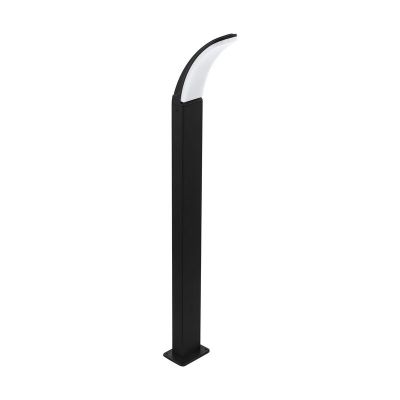 Zwarte moderne buitenlamp, Oskar, aluminium, 11w 3000K (warm wit) LED