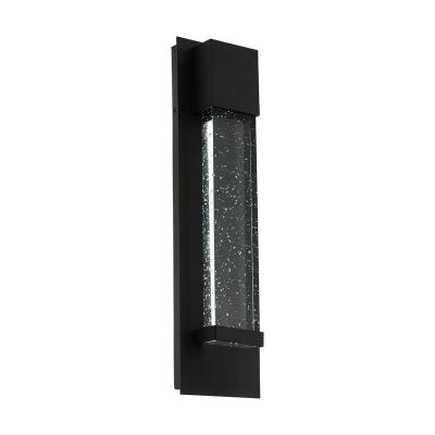 Zwarte moderne buitenlamp, Yvanca, aluminium, 3w 3000K (warm wit) LED