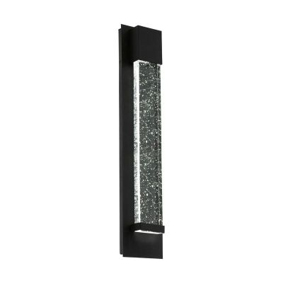 Zwarte moderne buitenlamp, Yvanca, aluminium, 3w 3000K (warm wit) LED