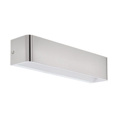 Nikkelen wandlamp Tjalle, aluminium, 12w 3000K (warm wit) LED