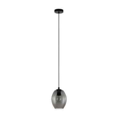 Retro hanglamp rookglas, Lucian