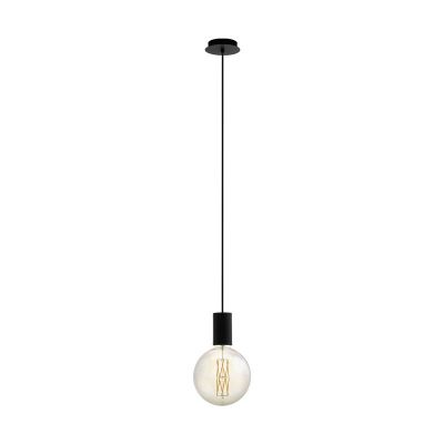 Zwarte hanglamp staal, Samed