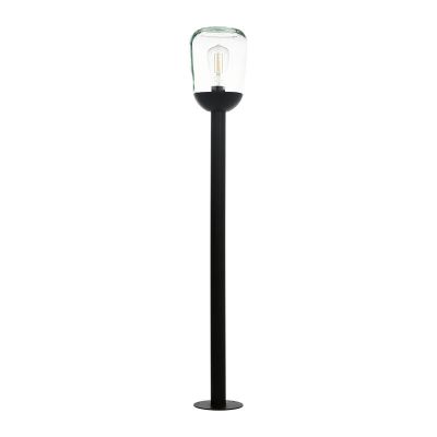 Zwarte moderne buitenlamp, Kerwin, aluminium, IP44