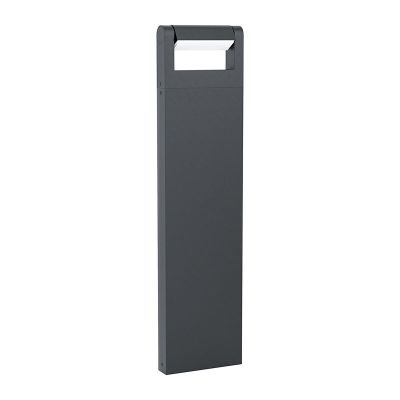 Zwarte moderne buitenlamp, Kawa, aluminium, 4,8w 3000K (warm wit) LED
