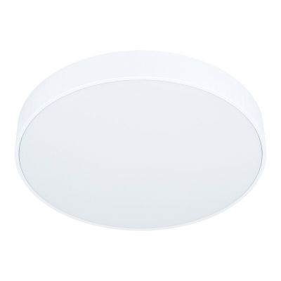 Witte opbouwspot Zippora, staal, met verstelbare lichtkleur