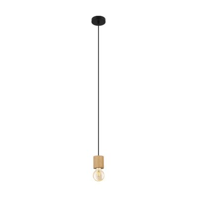 Landelijke hanglamp hout, Yannic