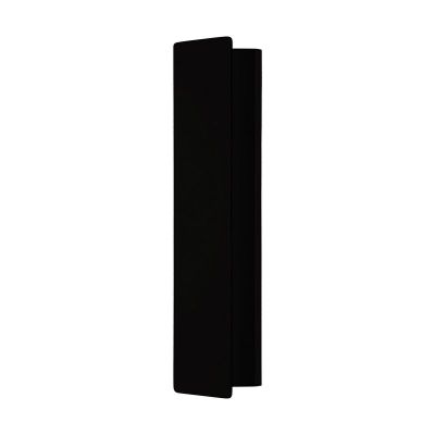 Zwarte moderne wandlamp, Zion, aluminium, 12w 3000K (warm wit) LED