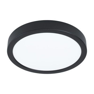 Zwarte plafondlamp Pascale, staal, 16w 4000K (wit) LED