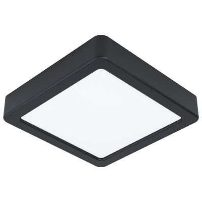Zwarte plafondlamp Pascale, staal, 10w 3000K (warm wit) LED