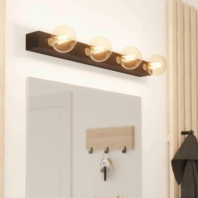 Zwarte wandlamp aluminium, Raoul