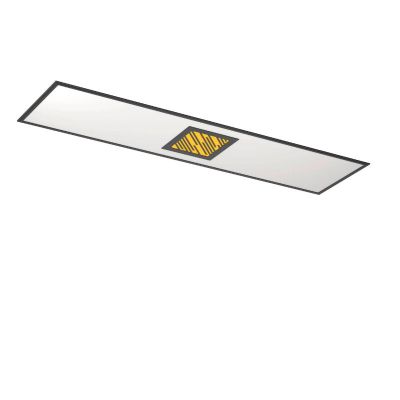 Zwarte moderne plafondlamp aluminium, Vinesh, 35W, warm tot koud wit verstelbare LED, 3-staps dimbaar