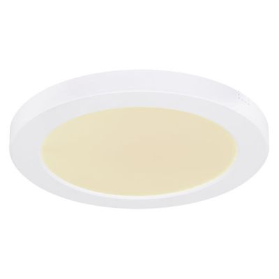Witte plafonnière Cage, kunststof, 18W, geïntegreerd LED met verstelbare lichtkleur