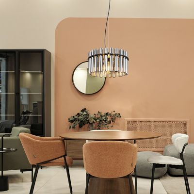 Design hanglamp rookglas, Genelva