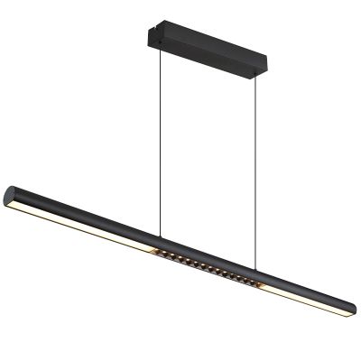 Zwarte moderne eettafel hanglamp metaal, Jakub, 24W, 3000K LED