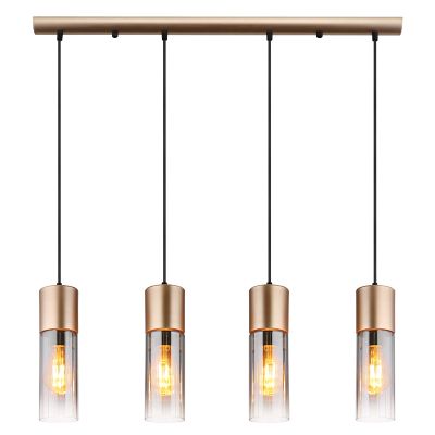 Bruine design hanglamp metaal, Xena