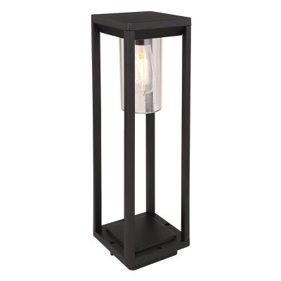 Moderne buitenlamp Vildan, zwart, metaal, IP44