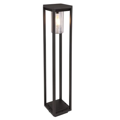 Moderne buitenlamp Vildan, zwart, metaal, IP44